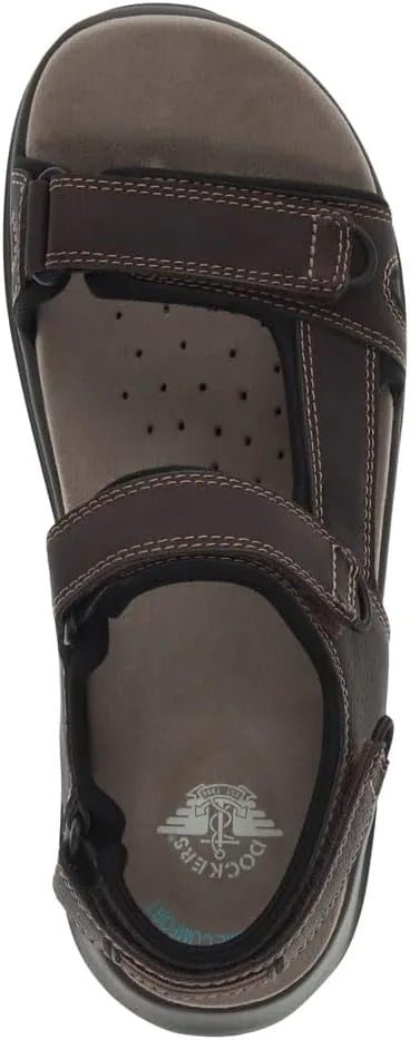 Шлепанцы DOCKERS mens Bradburn, темно-коричневый/черный — фото 3