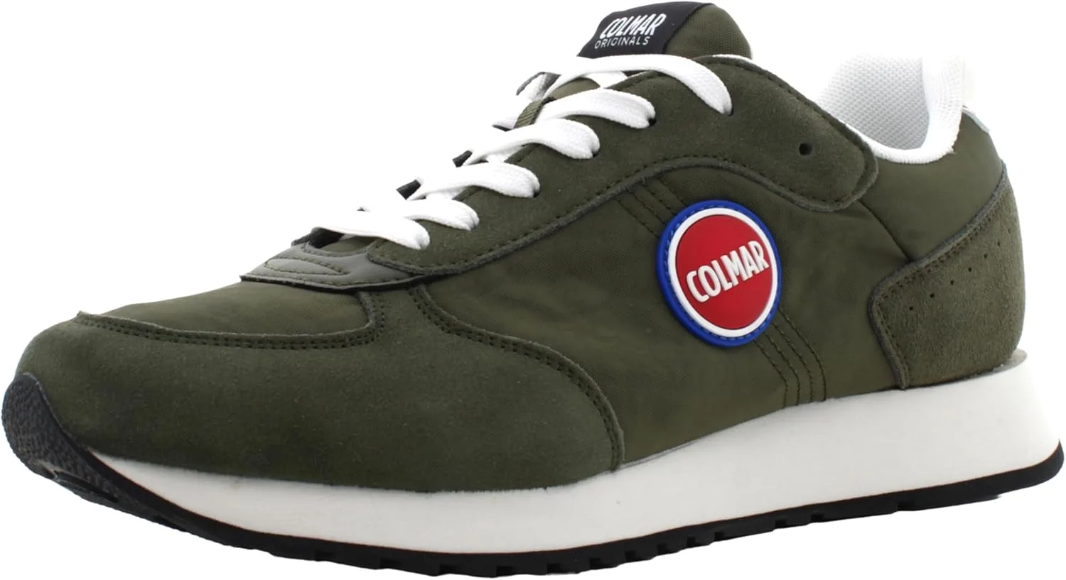 Кроссовки COLMAR Scarpe Uomo Travis One 003 Замша / Tessuto Военный Зеленый US24CO01