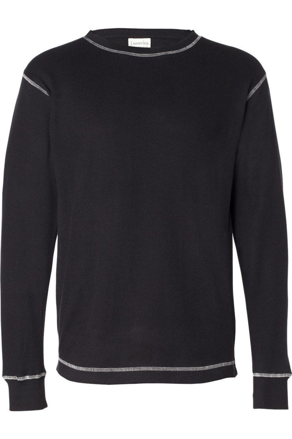 

Футболка с длинным рукавом J. America Vintage Thermal, черный/белый