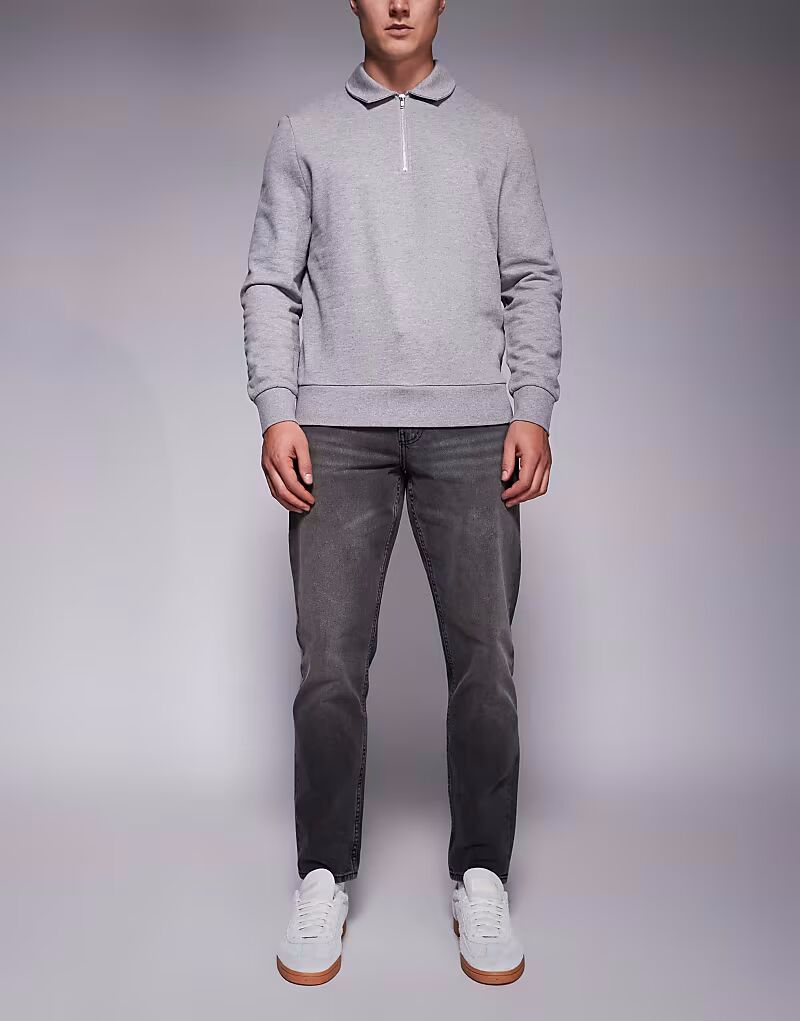 

Зауженные джинсы ASOS DESIGN с тонировкой черного цвета