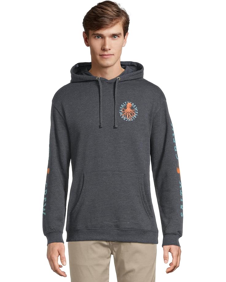 

Толстовка Salty Crew Tentacles Hooded Fleece, цвет Navy Heather