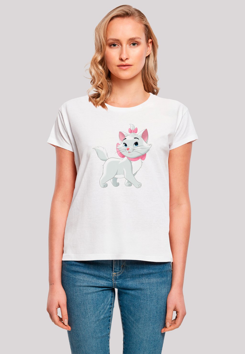 

Футболка с принтом DISNEY ARISTOCATS MARIE BEAUTY F4NT4STIC, белый