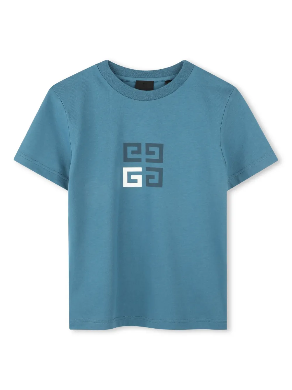 

Футболка с принтом 4G Givenchy Kids, синий