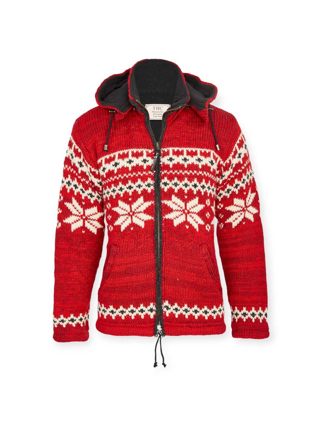 

THC Natural Line Кардиган 'THC 601' вязаный красный