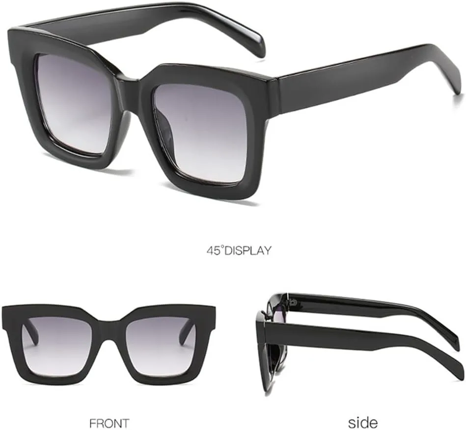 

Женские солнцезащитные очки в винтажном стиле, большая оправа, градиентные солнцезащитные очки, пластиковые очки для женщин, защита от ультрафиолета UV400 LANGSER, 1