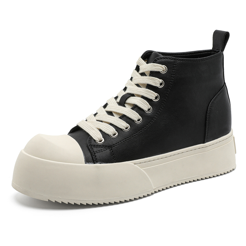 

Мужские кроссовки со скрытой танкеткой высотой 7 см JETRAM, Black