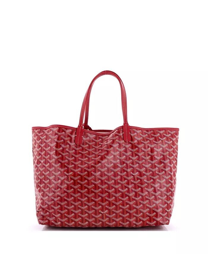 

Сумка-тоут PM Saint Louis из покрытого холста Pre-Owned Goyard, красный