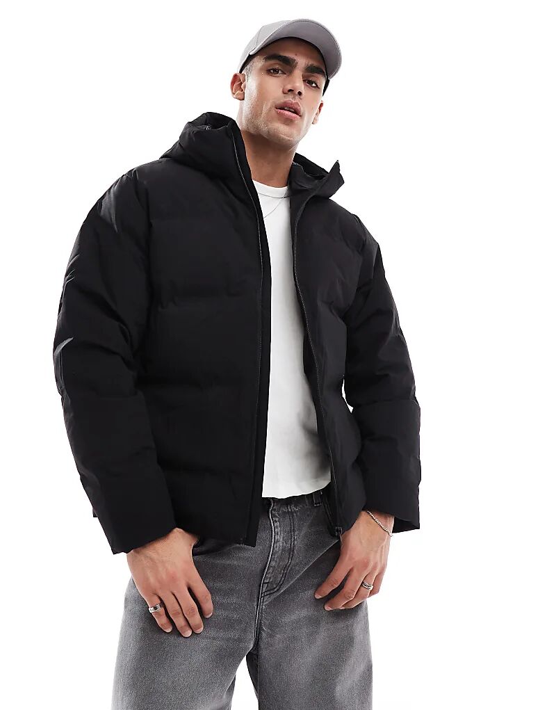 

Короткая куртка-пуховик черного цвета Jack & Jones