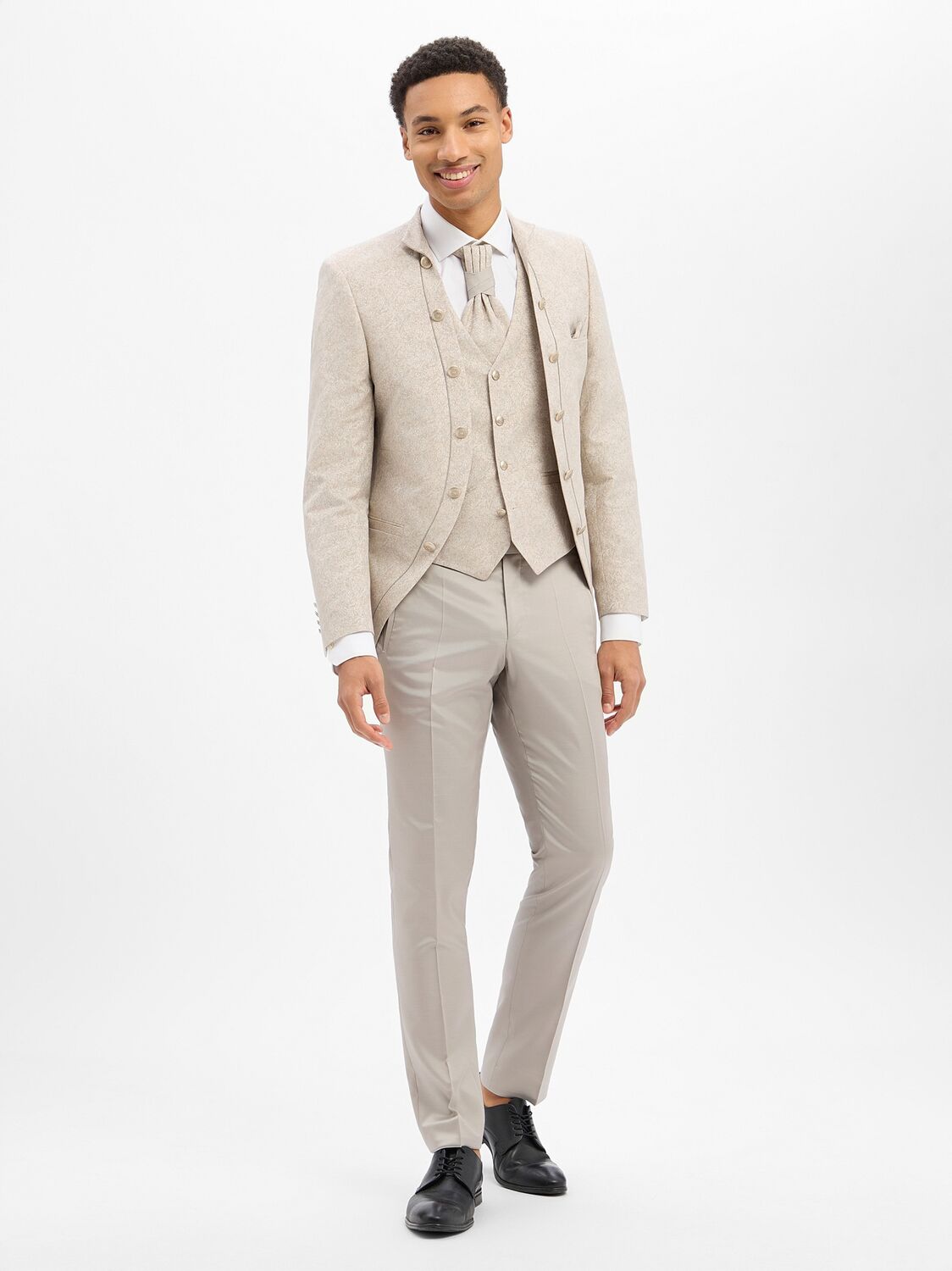 

TZIACCO Брюки Slim fit с плиссировкой в цвете Kitt