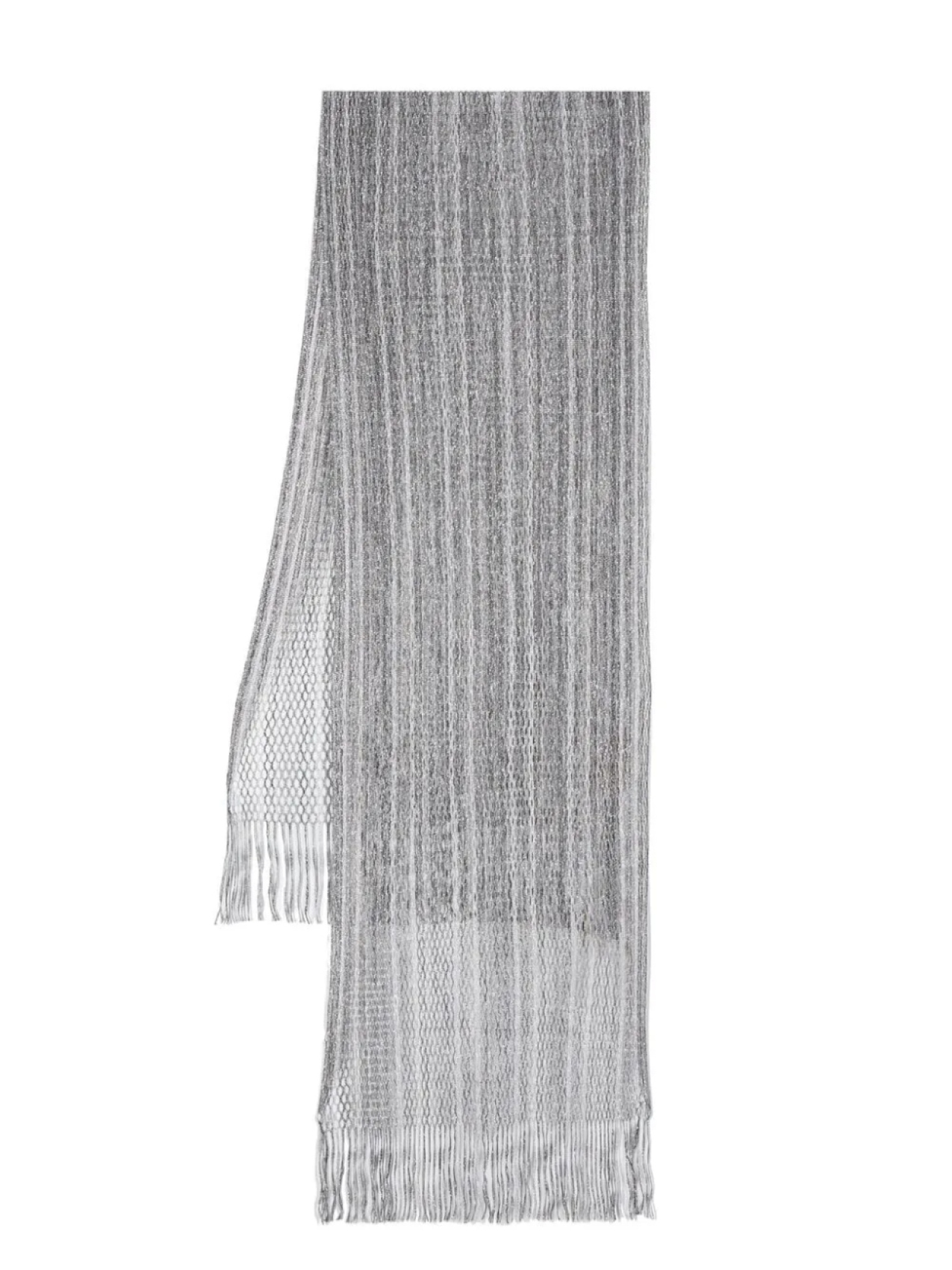 

Шарф с эффектом металлик Missoni, серебряный