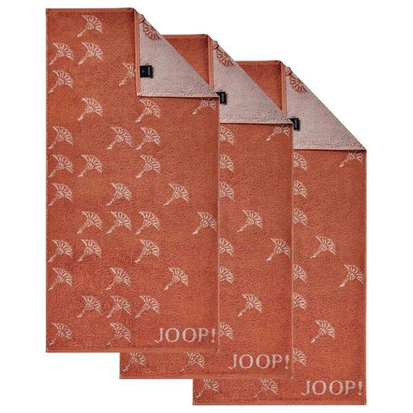 

Полотенце для рук Joop! Move Faded Cornflower 3er Pack, 100x10x50 см, оранжевый