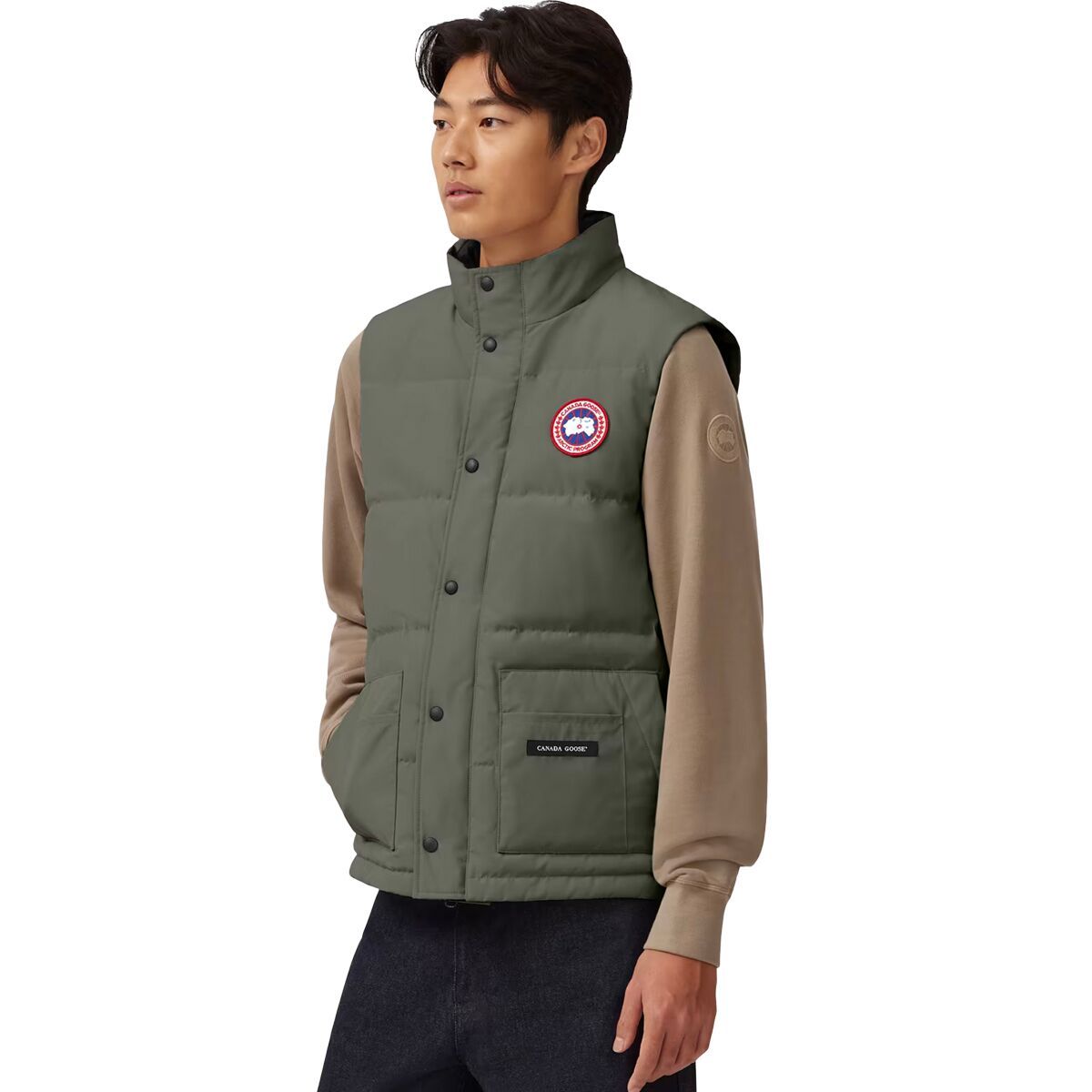 

Фристайл хлопковая жилетка Canada Goose, цвет sagebrush