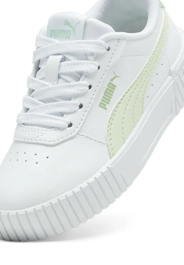Кроссовки Puma Carina Trainers, бело-зеленый иллюзион чистый зеленый — фото 4