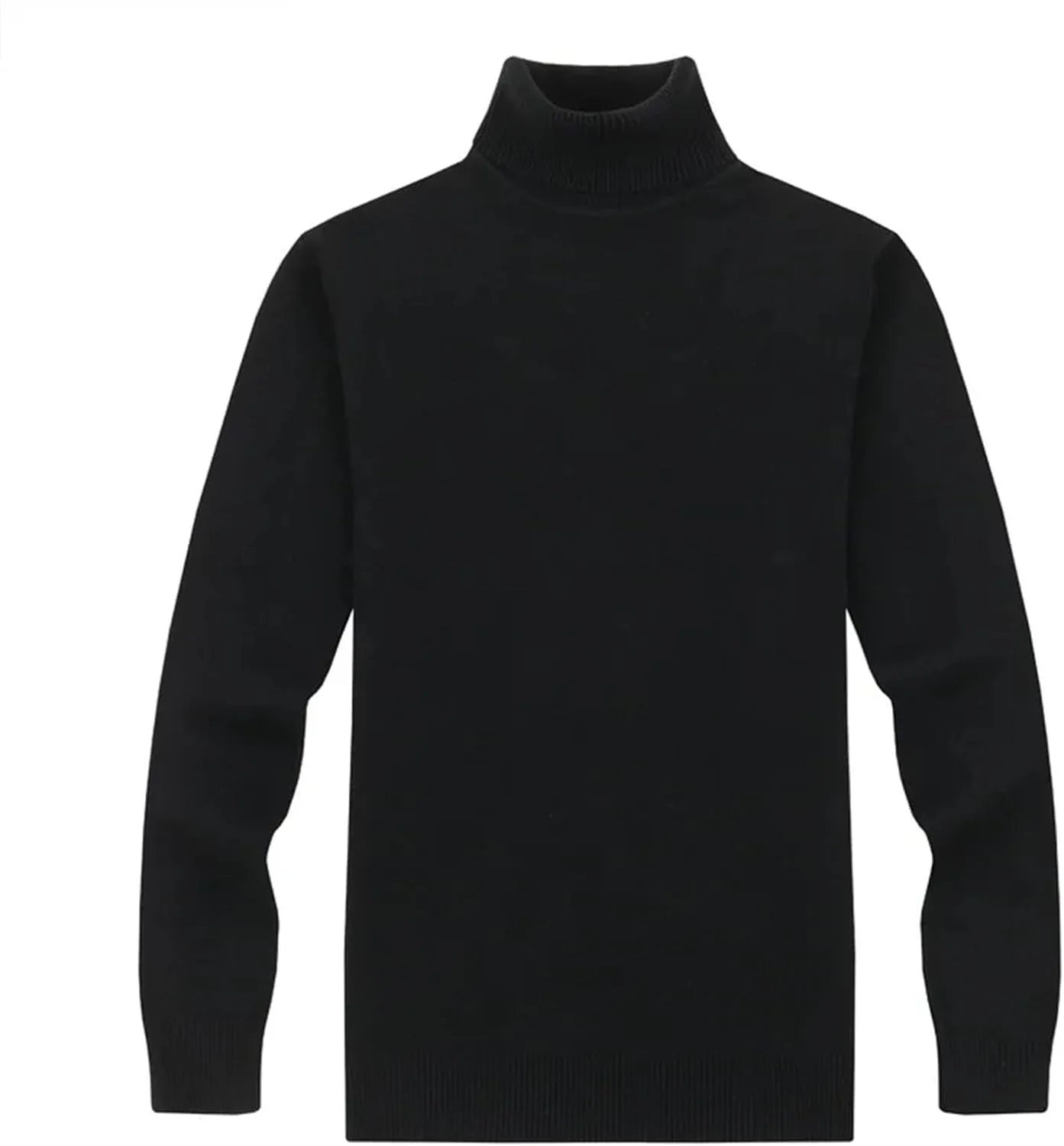 Мужской свитер водолазка Casual Slim Plus Size — фото 3