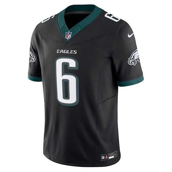 Мужская черная футболка Philadelphia Eagles Alternate Vapor FUSE Limited Devonta Smith Nike — фото 3