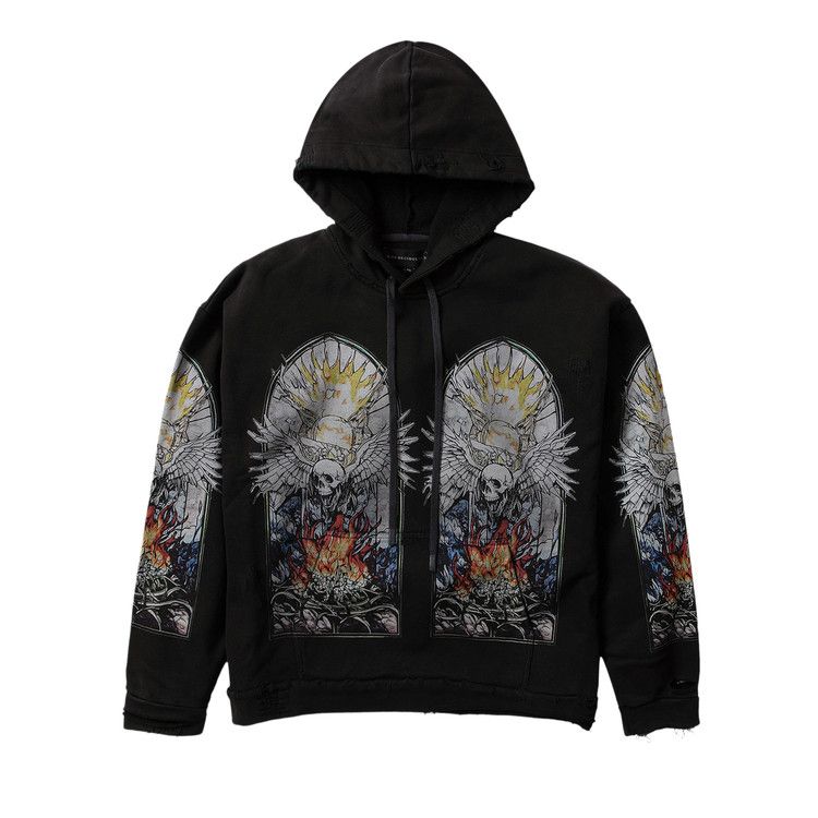 

Пуловер Who Decides War Skull Hooded Pullover, Coal Multicolor