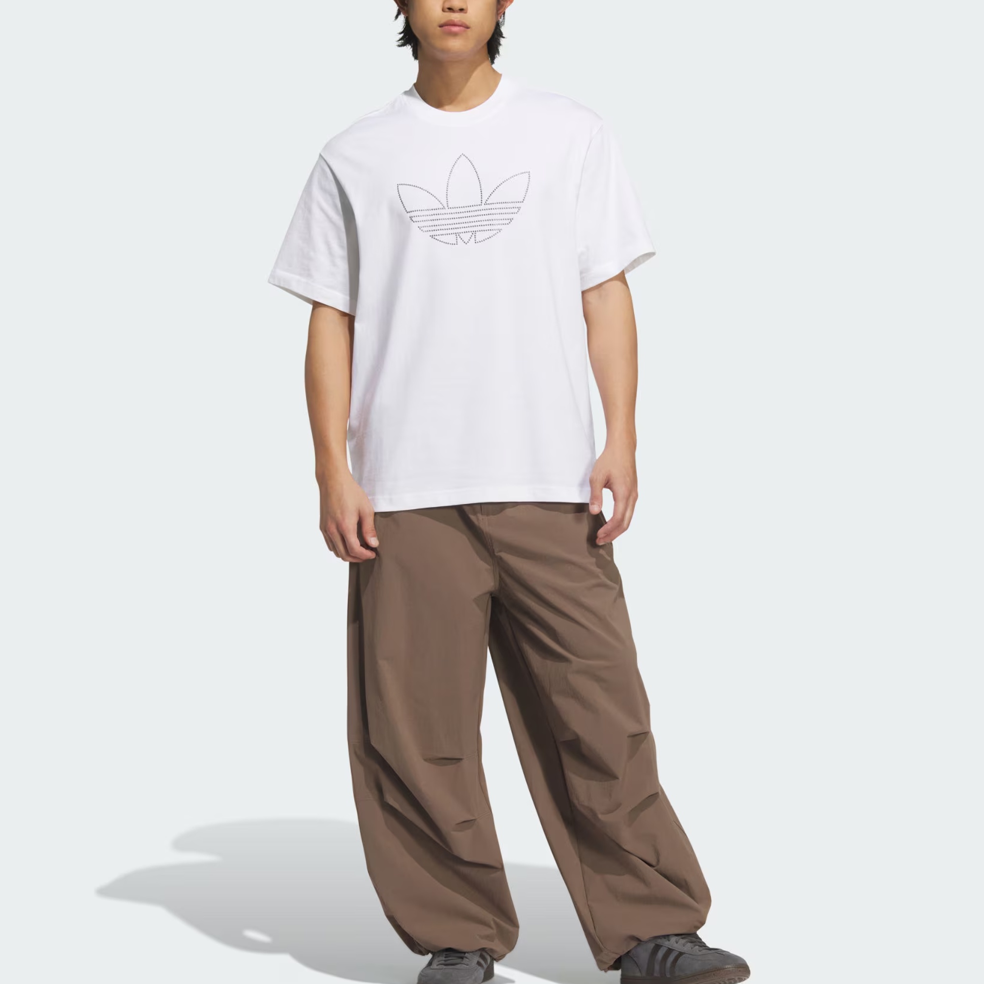 Брюки спортивные Parachute P ESS TRACKSUIT BOTTOMS мужские Adidas Originals, коричневый — фото 4