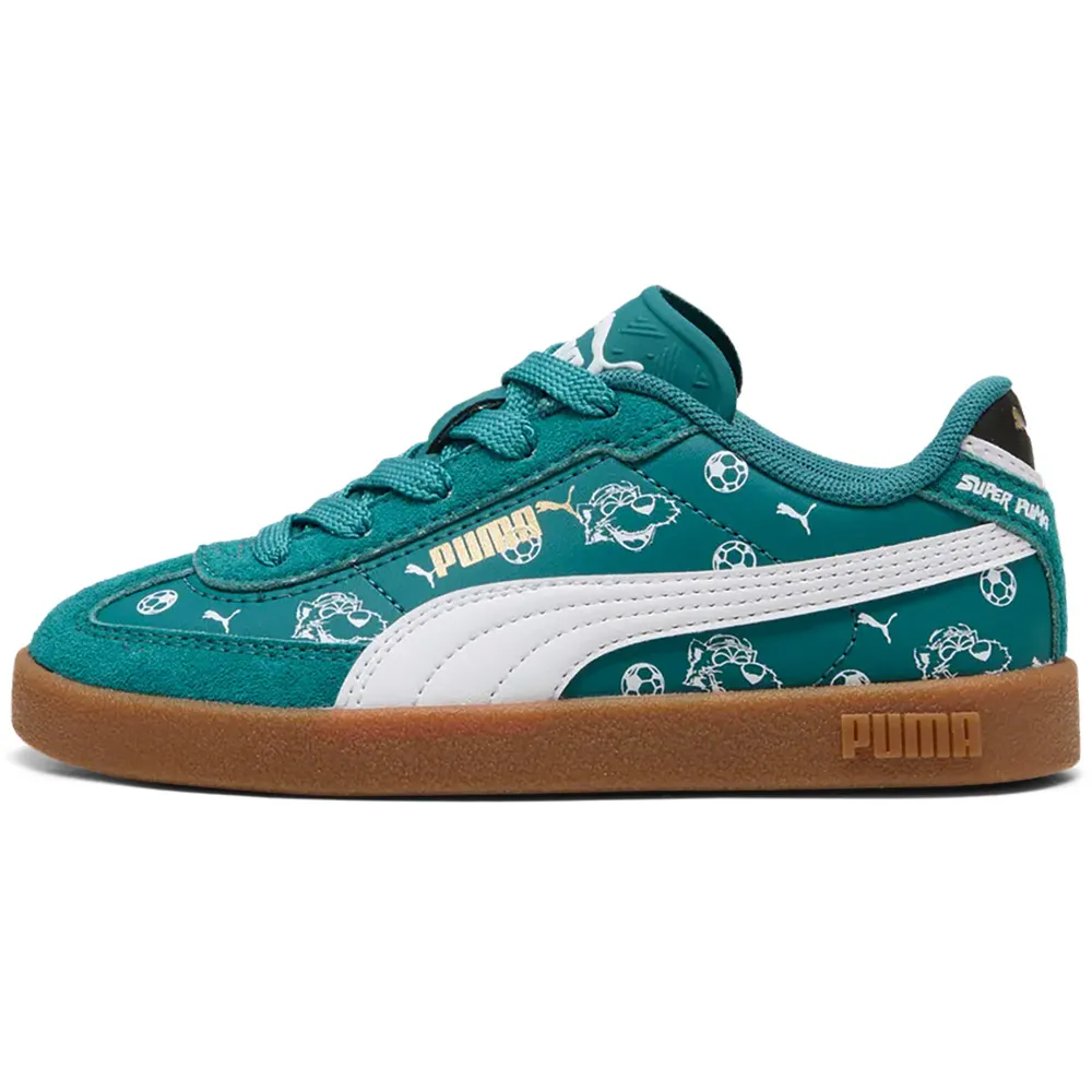 Кроссовки Puma Club II Era Super PS, зеленый — фото 3