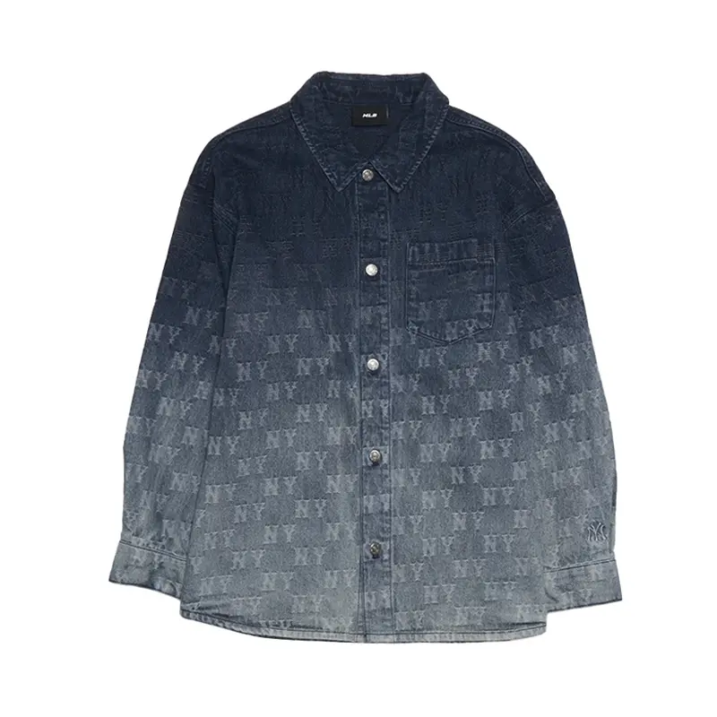 

MLB Нью-Йорк Янкиз джинсовая куртка унисекс темно-морской синий, Dark Marine Blue