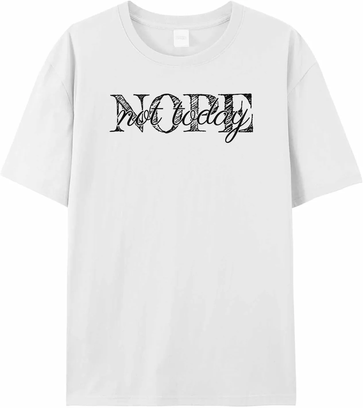 

Мужская футболка Nope Not Today с коротким рукавом jdudh