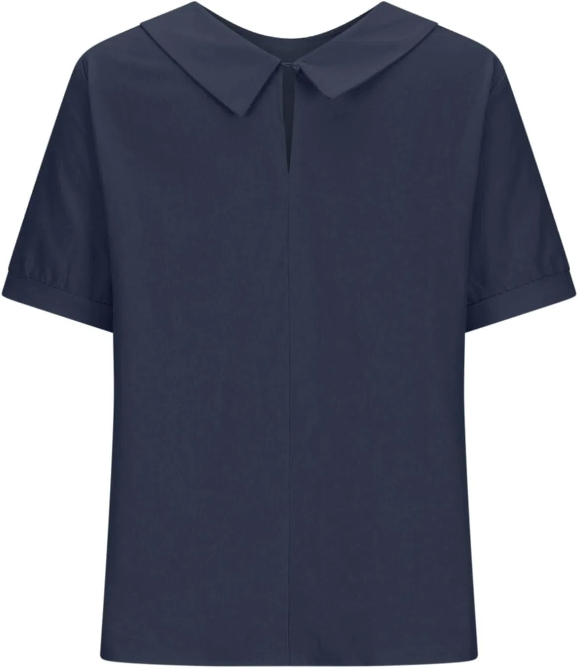 Женская футболка с коротким рукавом, Cotton Linen, Navy — фото 4