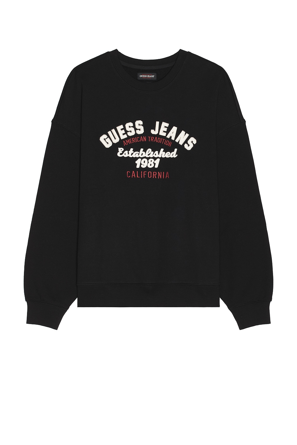 

Винтажная толстовка Guess Jeans, jet black