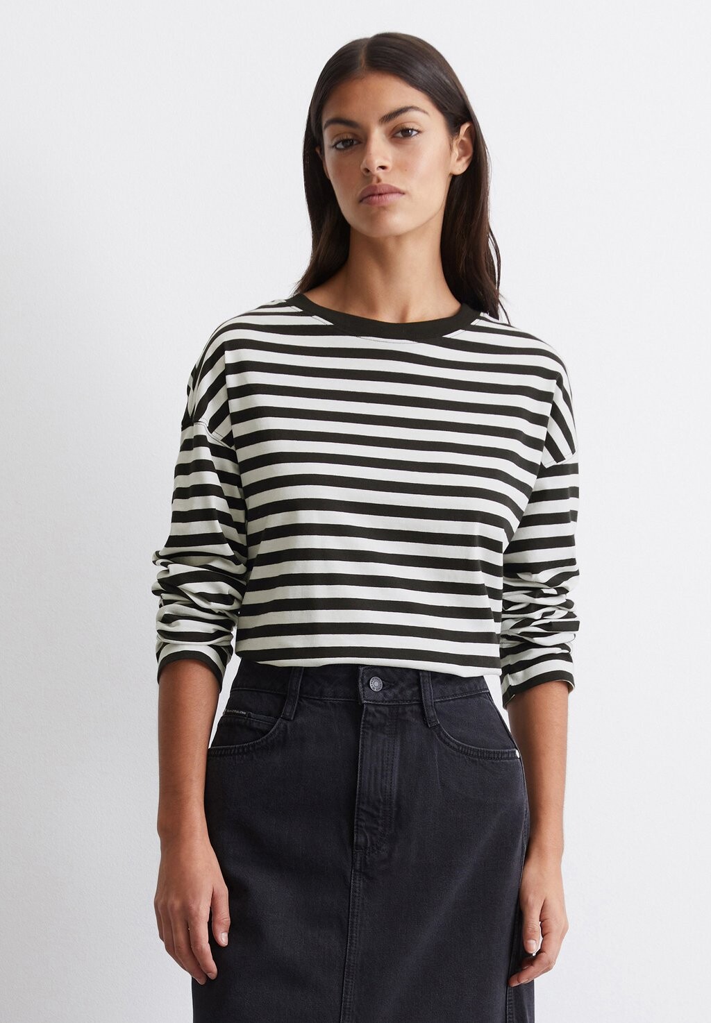 

Рубашка с длинным рукавом LONGSLEEVE ROUNDNECK Marc O'Polo DENIM, черный