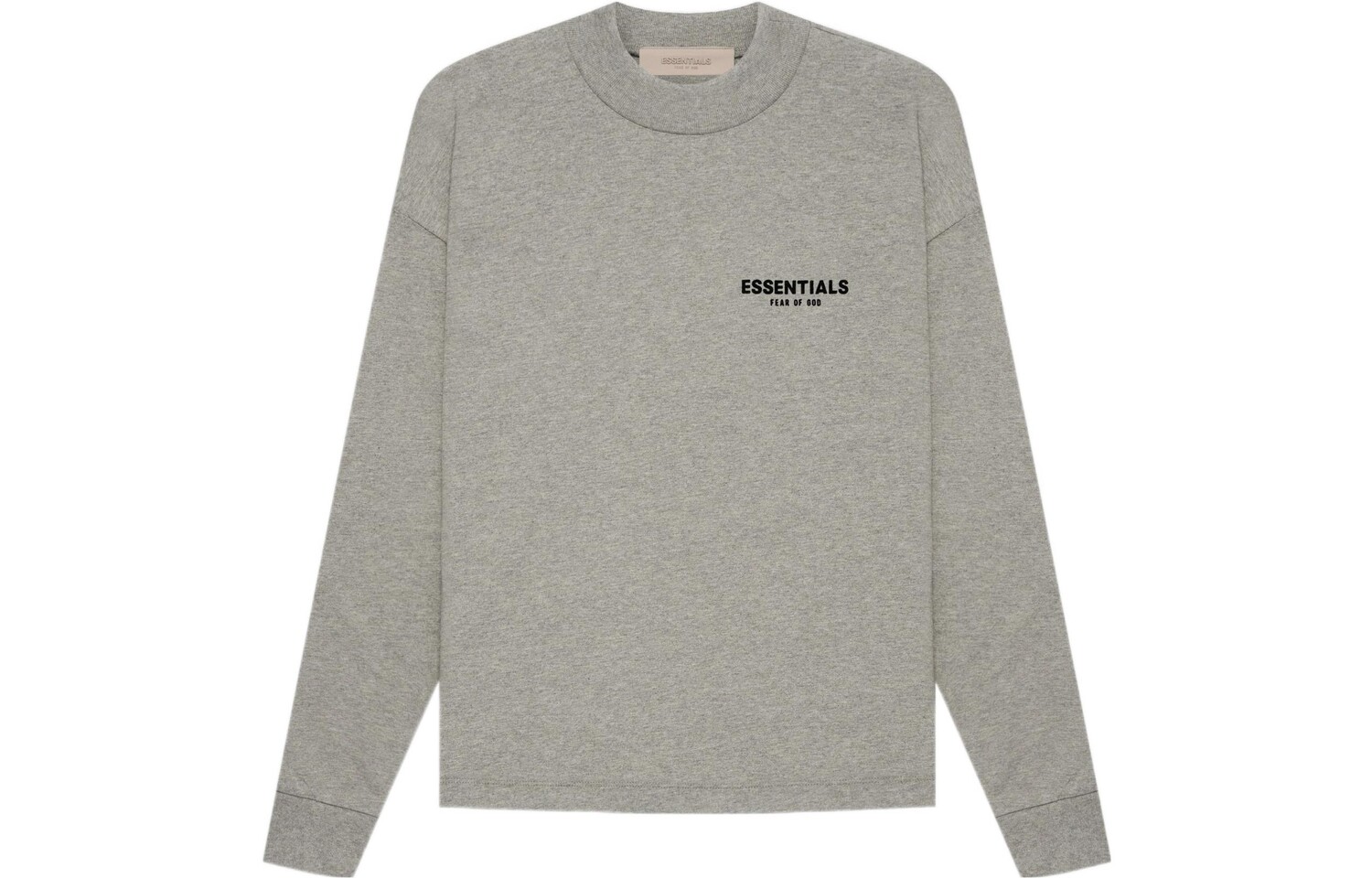 Мужская футболка Fear of God Essentials, Темная овсянка — фото 2