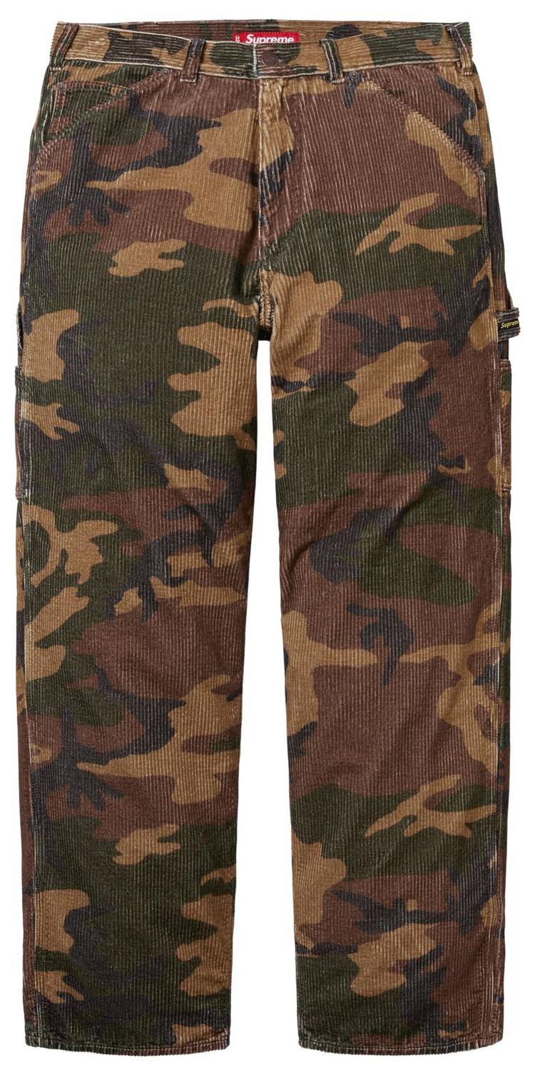 

Брюки Supreme Wide Wale Corduroy Painter Pant, зеленый