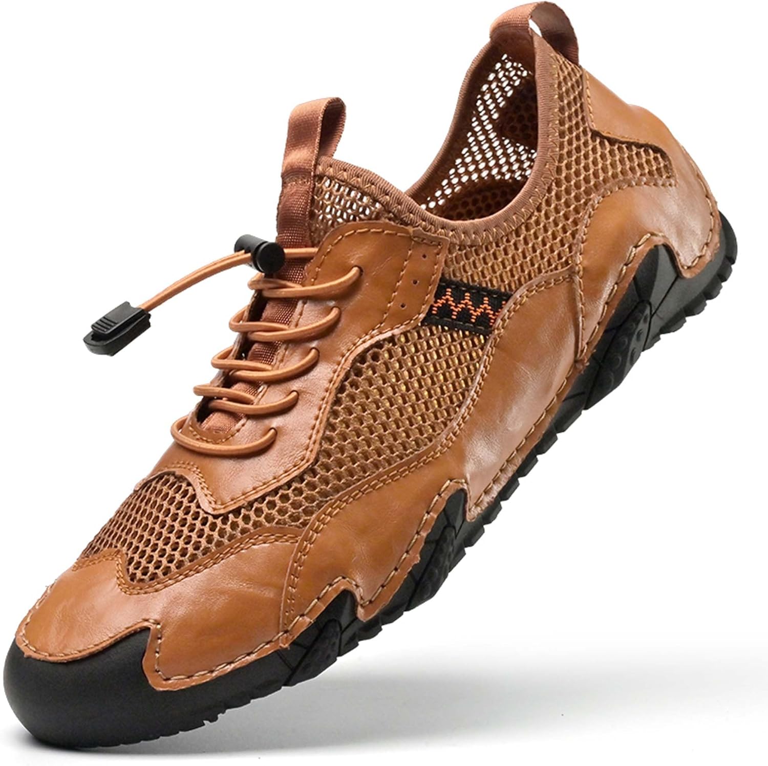 

Мужские дышащие кроссовки из сетки для повседневной ходьбы, наружные противоскользящие обувь для походов и альпинизма, быстро сохнущая обувь для плавания, рыбалки, пляжа, обувь для занятий спортом на открытом воздухе Duagl, хаки