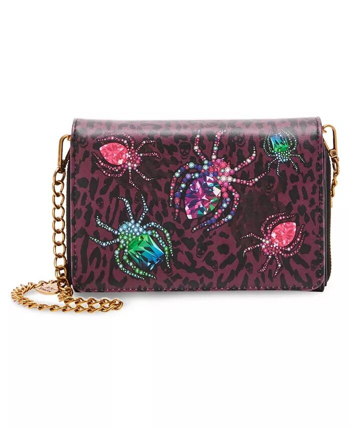 

Кошелек-паук через плечо Betsey Johnson, фиолетовый