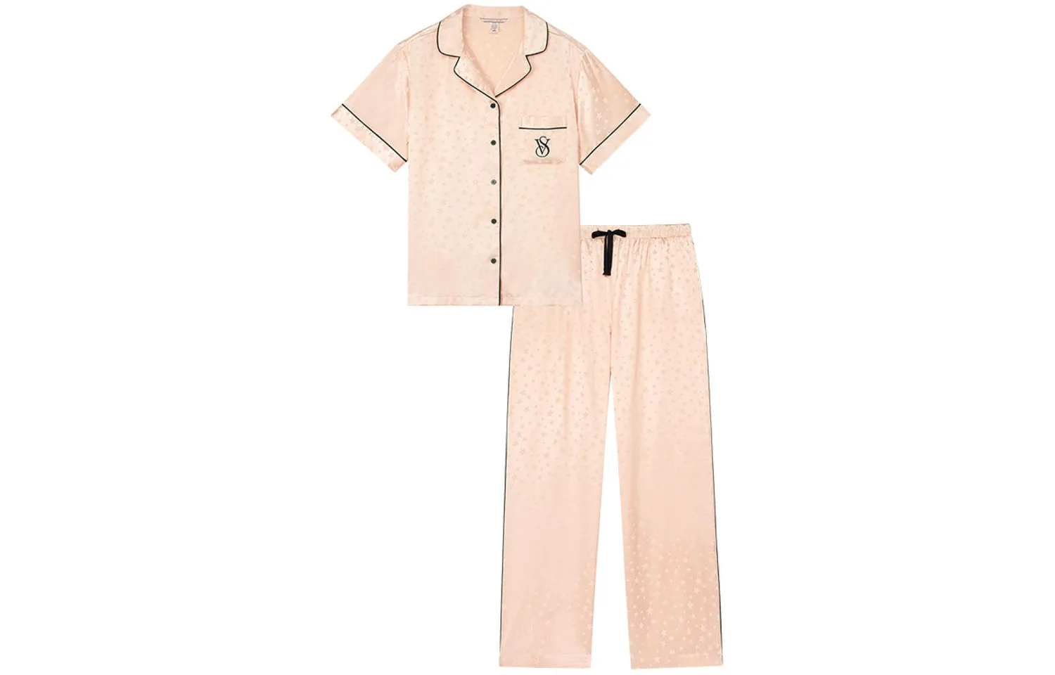 Victoria's Secret Пижамный комплект женский Gold Pink