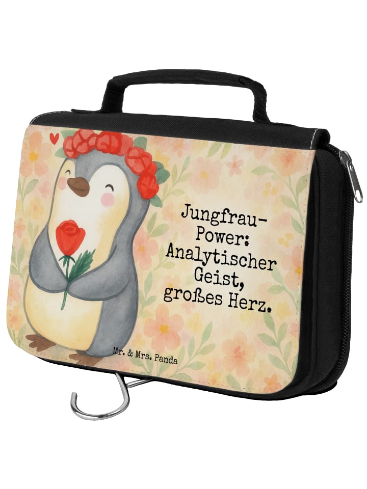 

Mr. & Mrs. Panda Косметичка с астрологическим рисунком «Дева», белого цвета