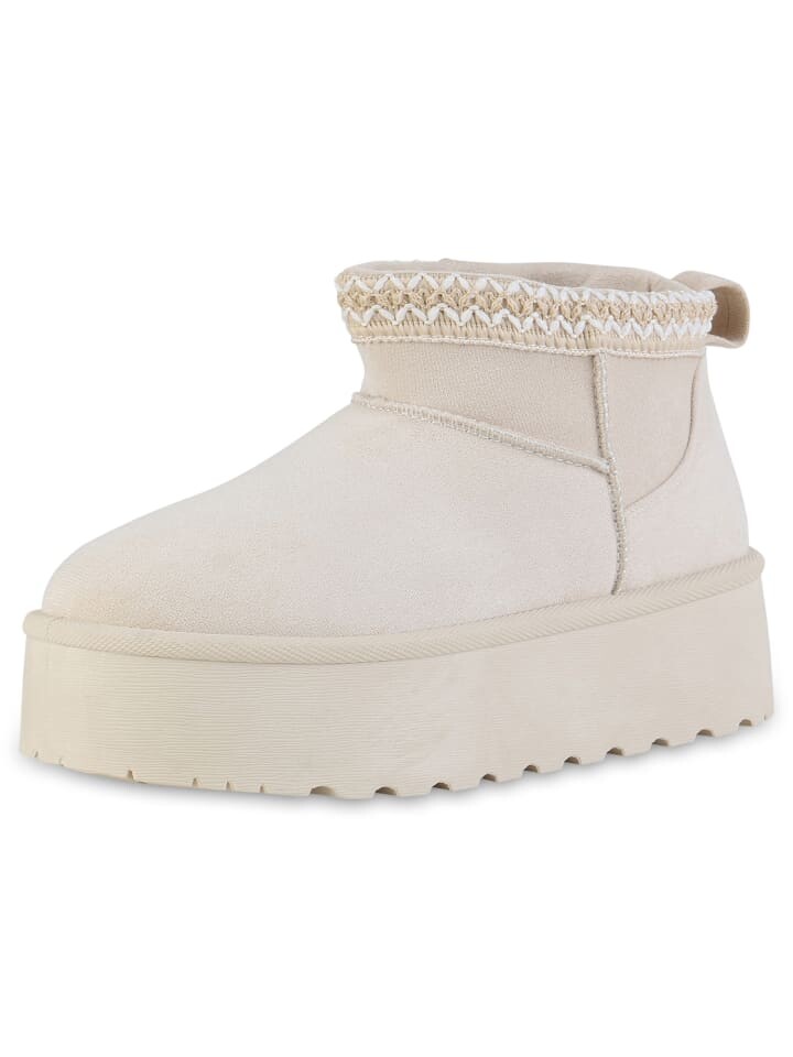 Ботильоны VAN HILL Winter Boots Alice, бежевый