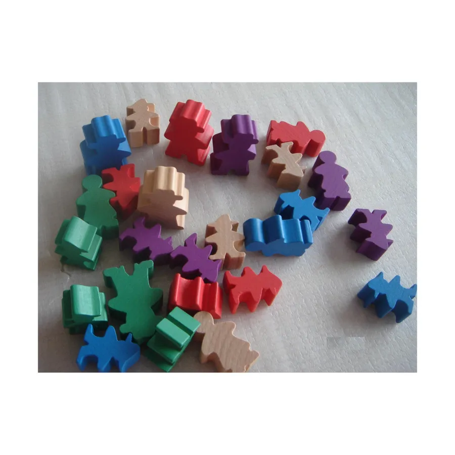 

Meeples — роскошный деревянный фермерский набор, YuCatan Adventure Board Game & Accessories (Mayday Games)