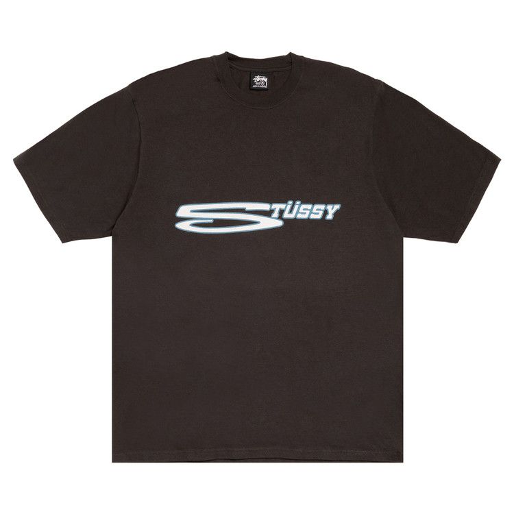 

Футболка Stussy Stretch Tee Pigment Dyed 'Faded Black'