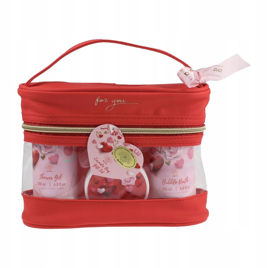 Подарочный набор косметики Aurora в косметичке Peony Cherry 4 шт. — фото 3