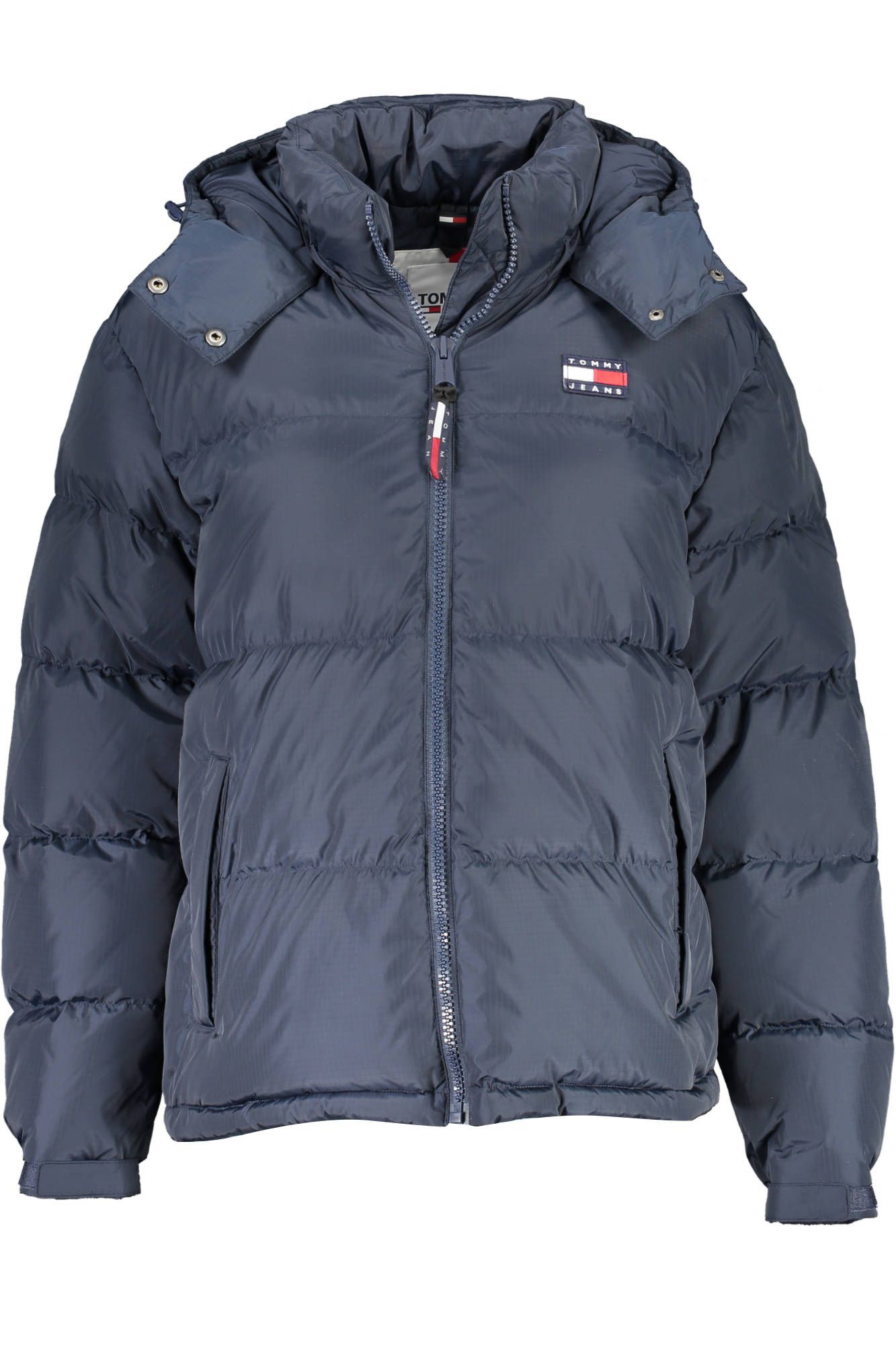

Синяя женская куртка из полиэстера Tommy Hilfiger