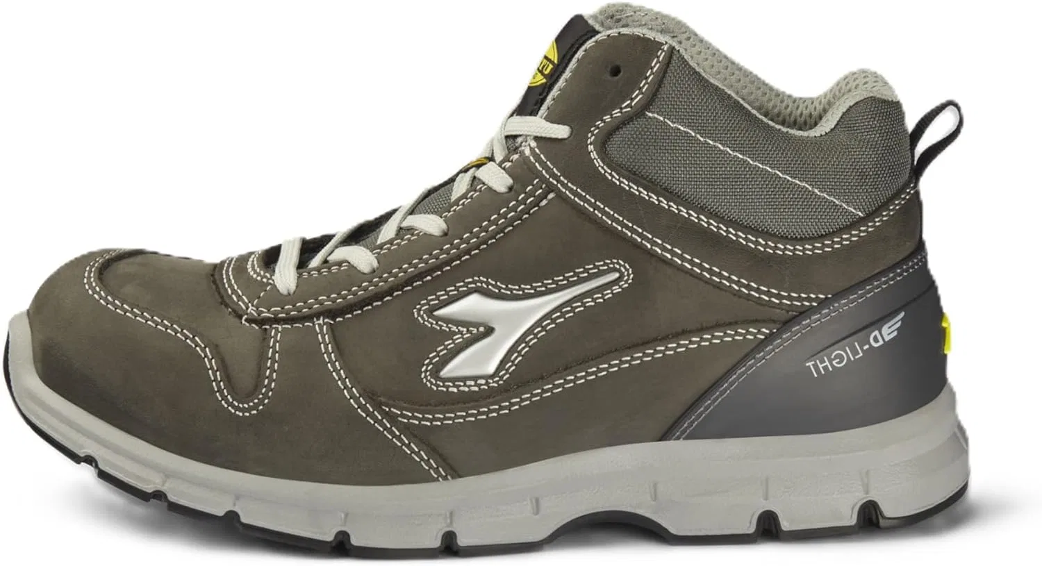 Рабочие кроссовки Utility Diadora Run MID S3 SRC ESD Low для мужчин и женщин, Grigio Castello