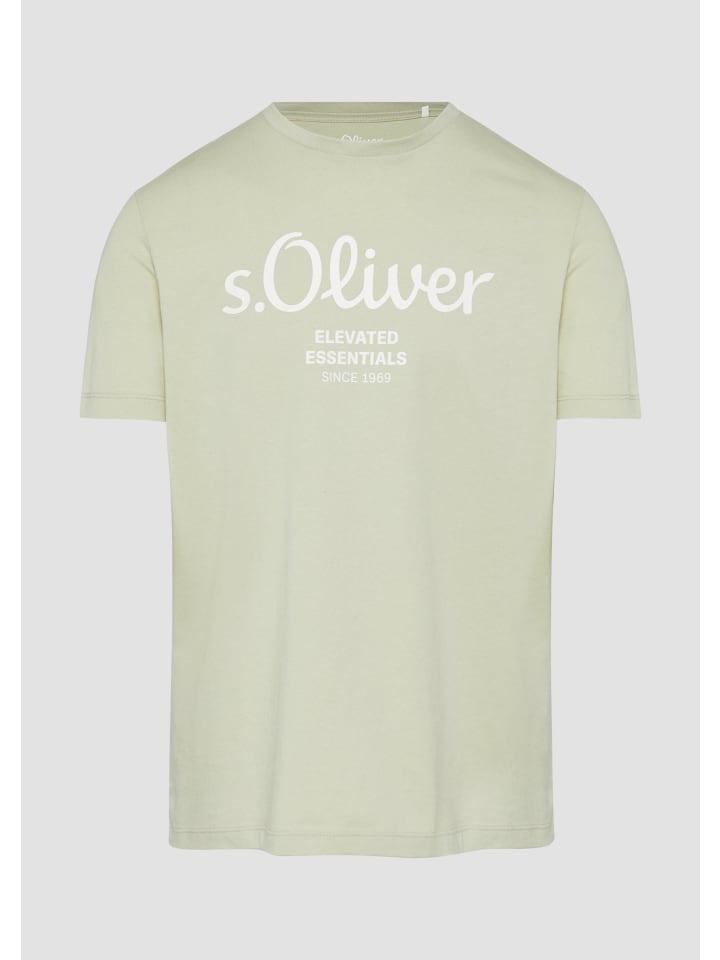 

s.Oliver Футболка цвета 80D1 светло-бежевого, Бежевый, s.Oliver Футболка цвета 80D1 светло-бежевого