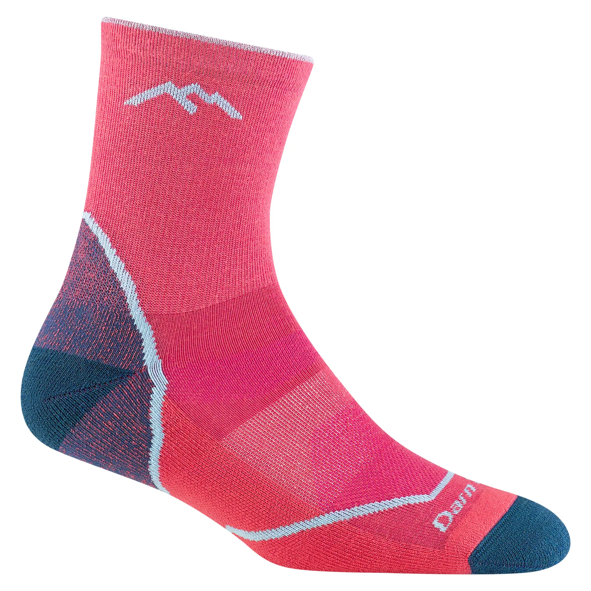 

Детские легкие походные носки Light Hiker Micro Crew. Darn Tough Vermont, Raspberry