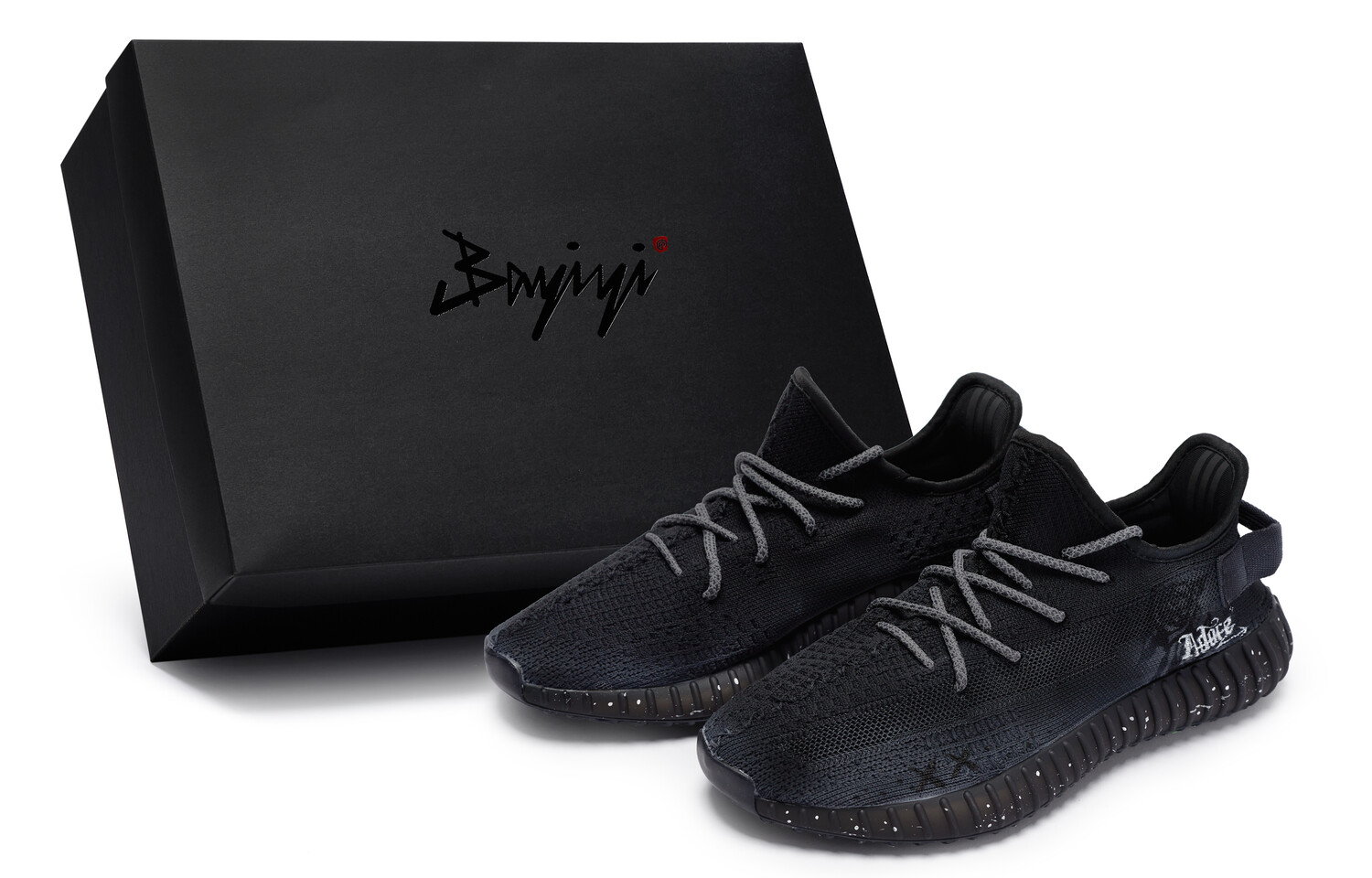 Кроссовки adidas originals Yeezy Boost 350 V2 Lifestyle Shoes Unisex Low-top White, черный/белый