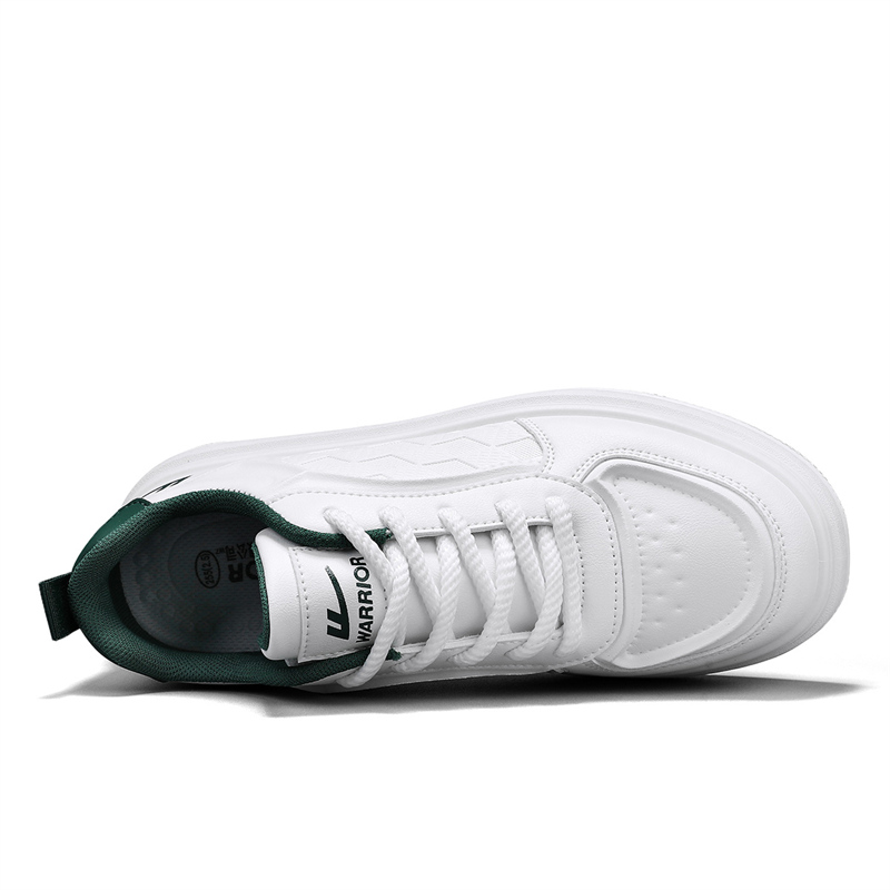 Мужские скейтерские кроссовки Balance Low top с защитой от истирания WARRIOR, бежевый зеленый — фото 4