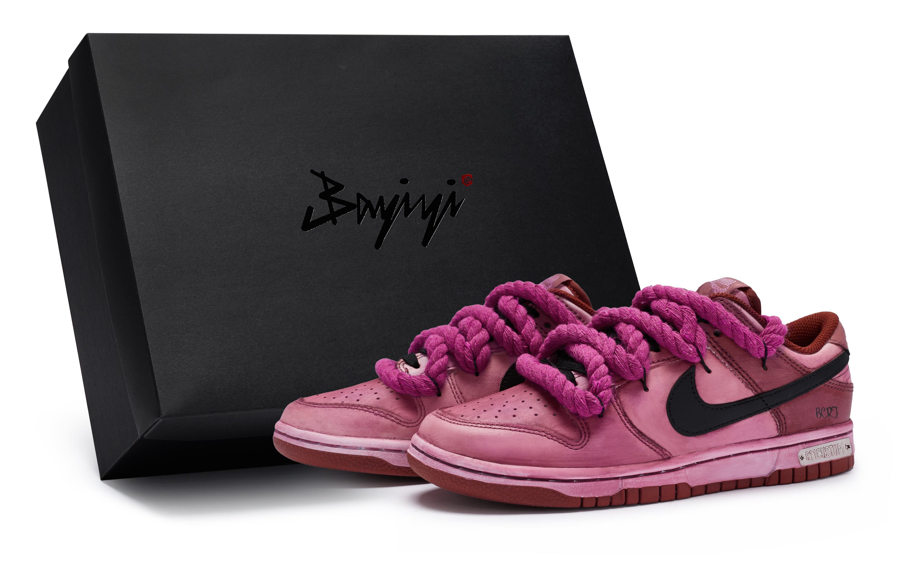 

Мужские кроссовки для скейтбординга Nike Dunk, Pink/ Black