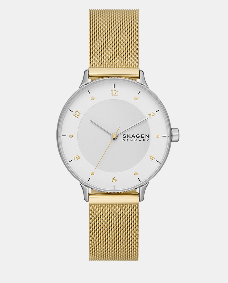 

Riis SKW3092 женские часы из золотой стали Skagen, золотой