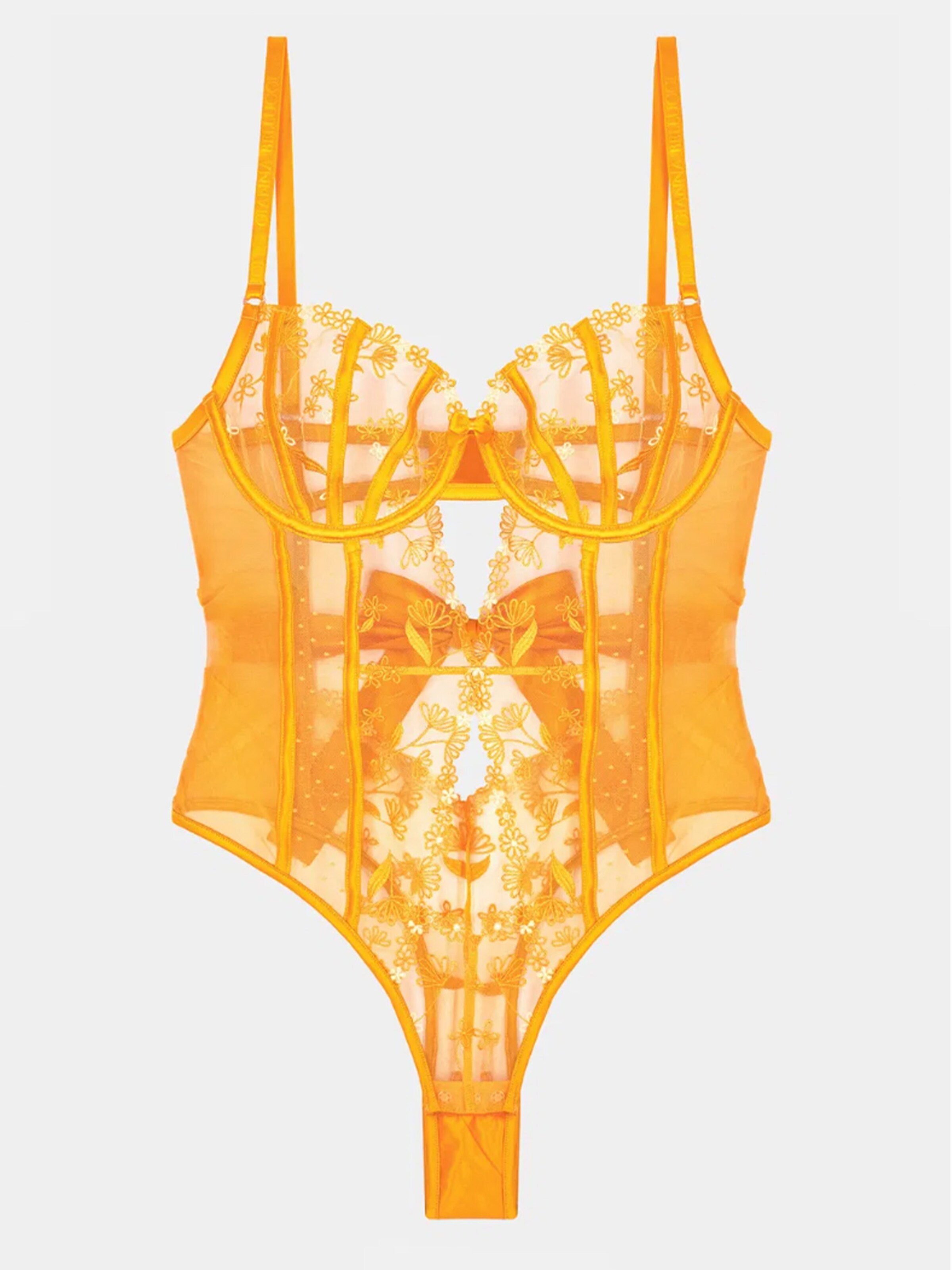 

Gianna Bellucci Боди 'Mia Body' в пастельно-оранжевом цвете