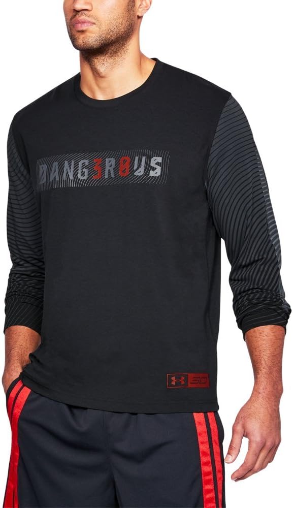 

Under Armour мужская футболка SC30 Dangerous с длинным рукавом, Black (001)/Red, Черный, Under Armour мужская футболка SC30 Dangerous с длинным рукавом, Black (001)/Red