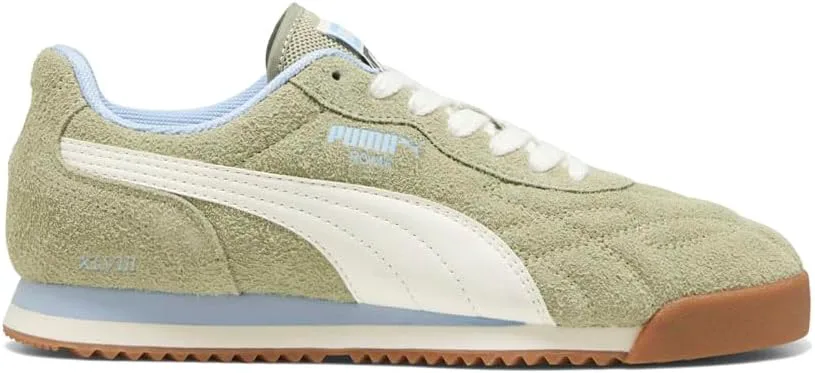 Мужские кроссовки PUMA Roma Anniversario из замши с шнуровкой - Зеленые, зеленый — фото 2