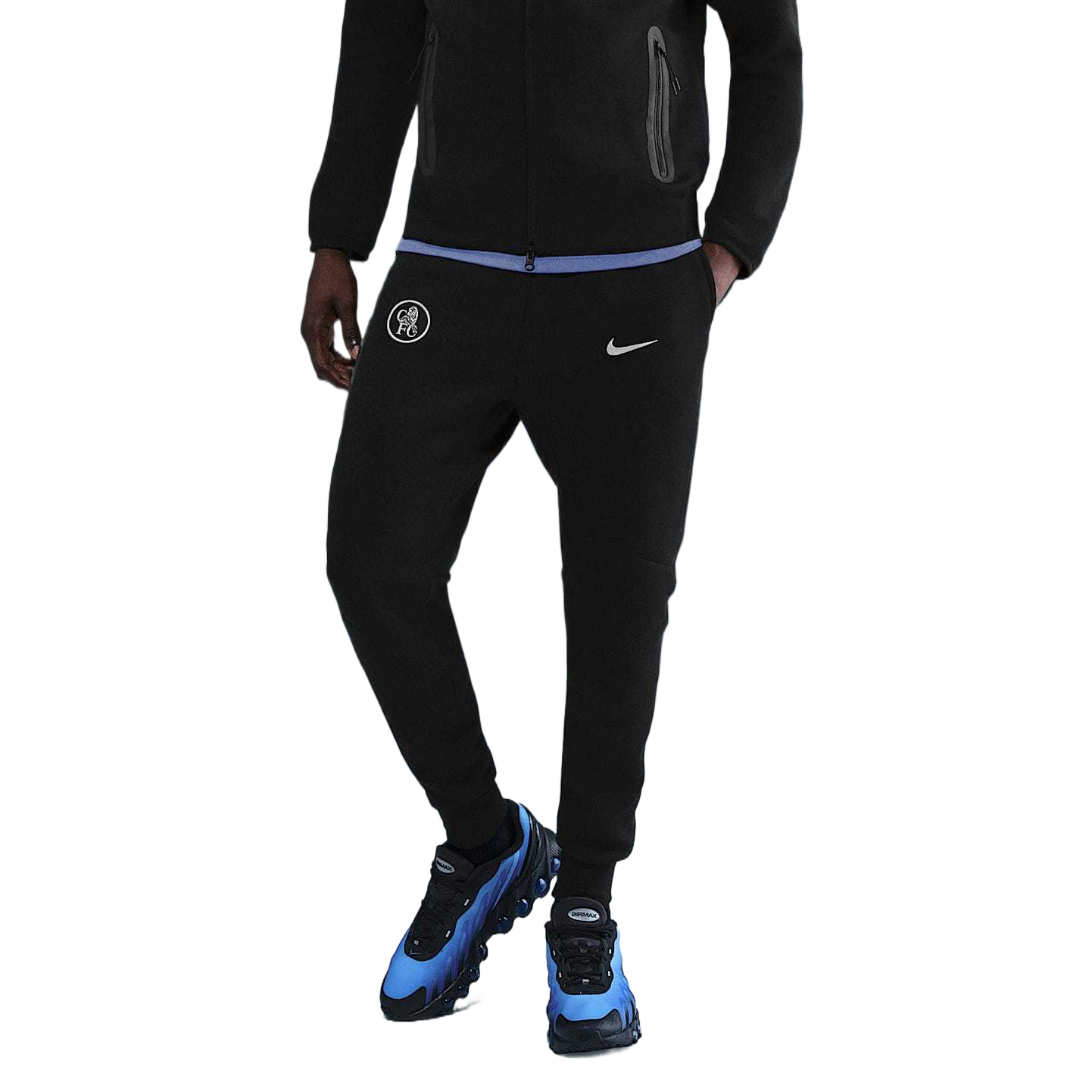 

Мужские флисовые спортивные брюки Chelsea FC Tech Total 90 для футбола Nike, черный