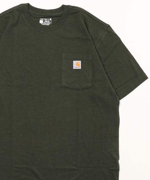 

Футболка рабочая с коротким рукавом, большими карманами и нашивкой с логотипом Carhartt